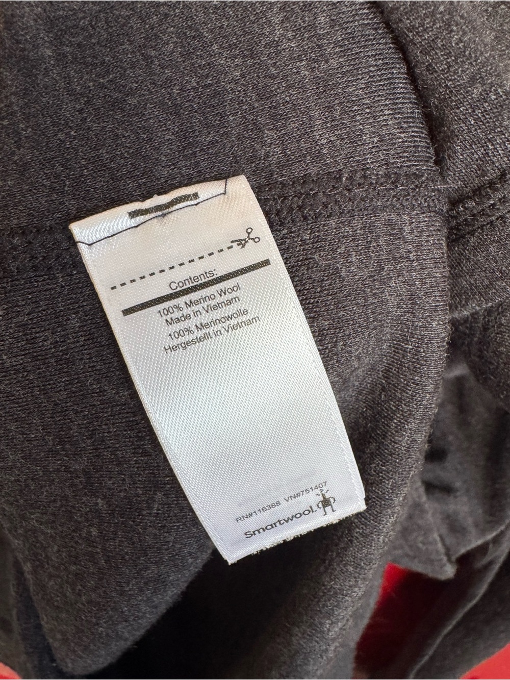 Men’s Smartwool merino wool Long Sleeve Shirt in grey size large - Picture 6 of 6